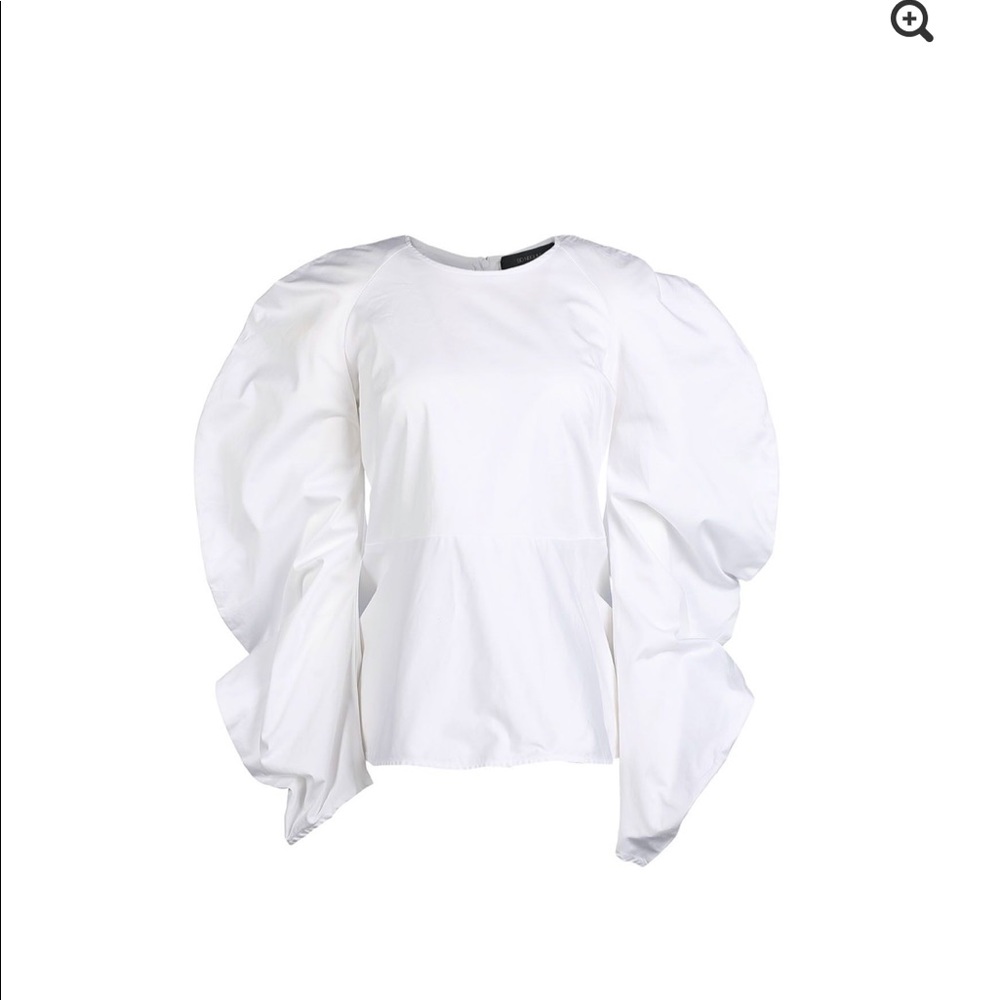 2 / SID Neigum White Wide Sleeve Blouse